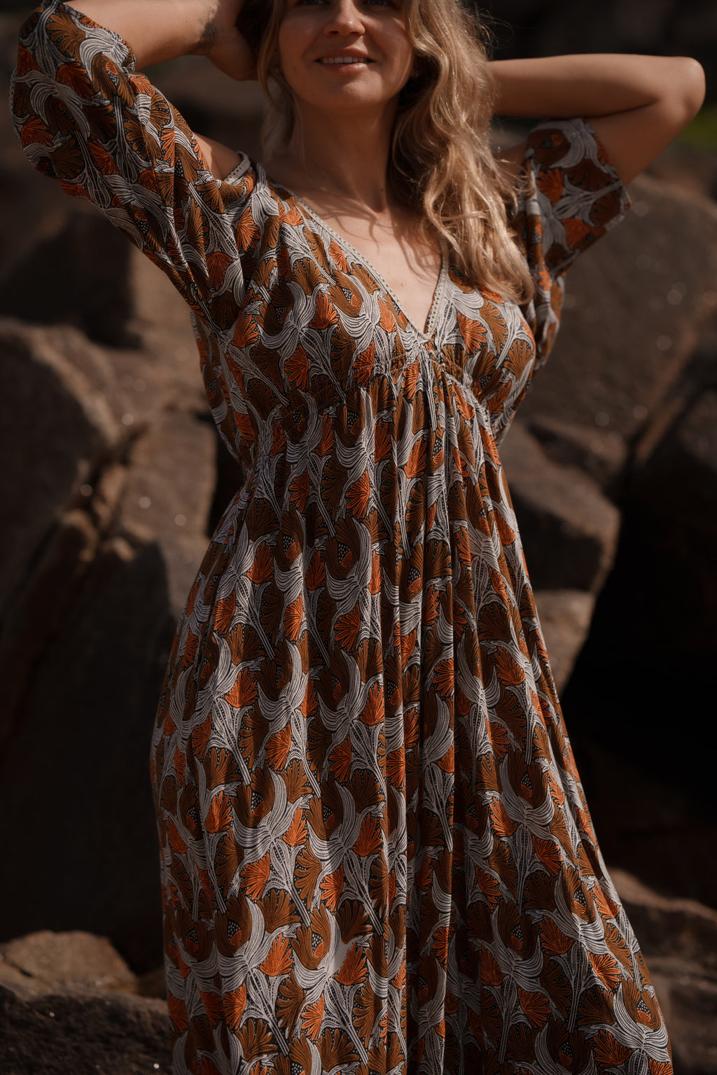 Vestido Castanho